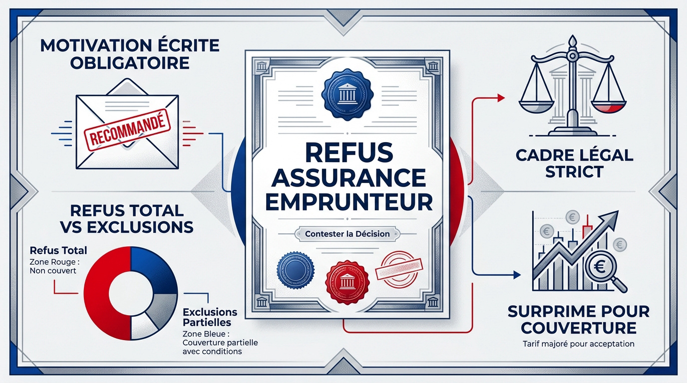 Analyse d'une décision de refus d'assurance emprunteur